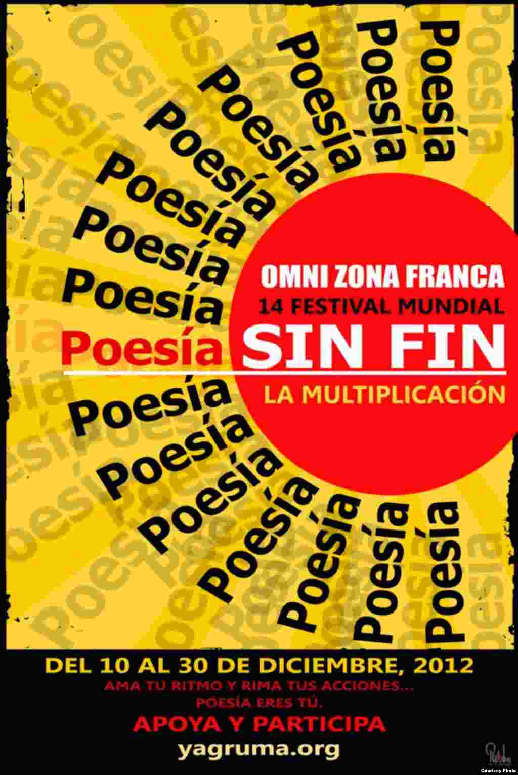 Cartel Festival Poesía sin Fin, Rolando Pulido